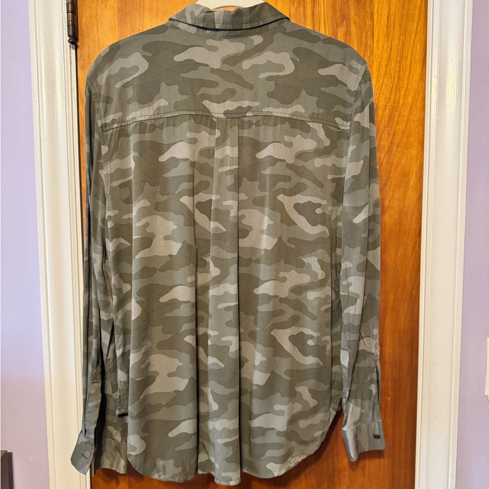 A.N.A Camouflage Button-Up Shirt - Picture 2 of 2